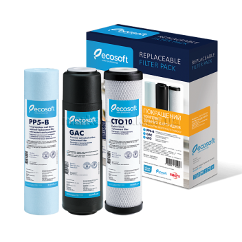 Купити Картридж Ecosoft 1-2-3 покращений для фільтра зворотного осмосу