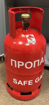 Балон газовий 12,3л із запобіжним клапаном 